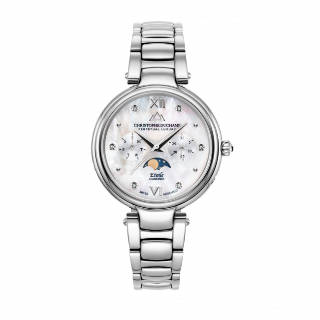 CHRISTOPHE DUCHAMP Watch – CD7601-01 - 6 DIAMONDS