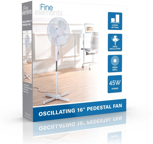 Oscillating 16Inch Pedestal Fan