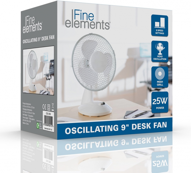 Oscillating 9inch desk Fan