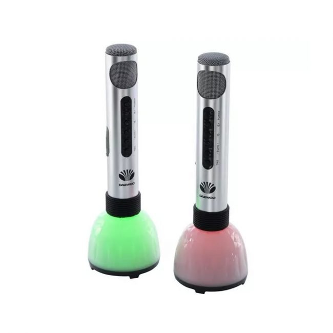 Twin Bluetooth Portable Duet Karaoke Speaker and Led Light