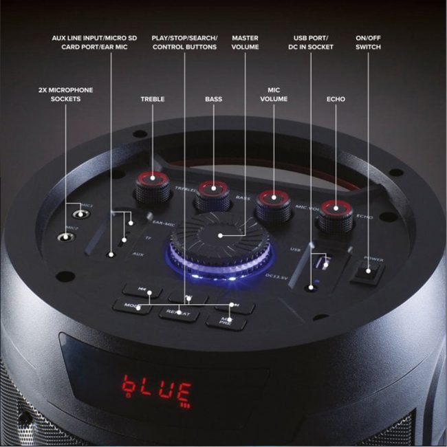 360 Degree Barrel 100W Speaker - Image 3