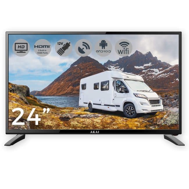 12V Akai 24Inch HD LED Smart TV