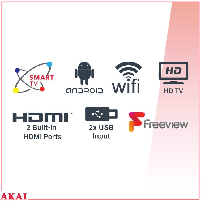 Akai 24Inch HD LED Smart TV - Image 6