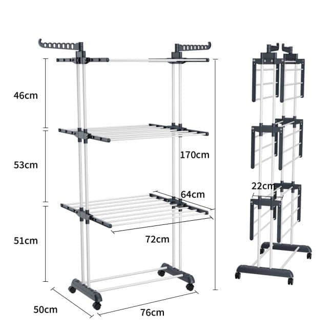 Prolux clothes airer non electric - Image 4