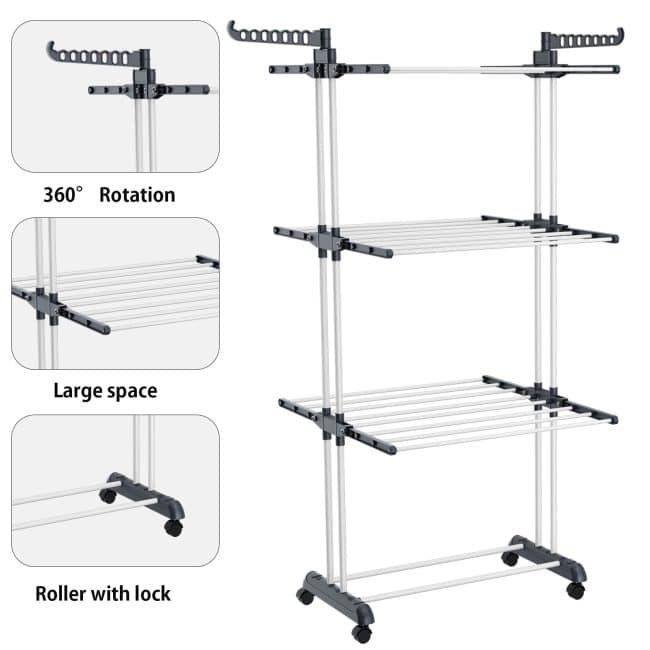 Prolux clothes airer non electric - Image 5