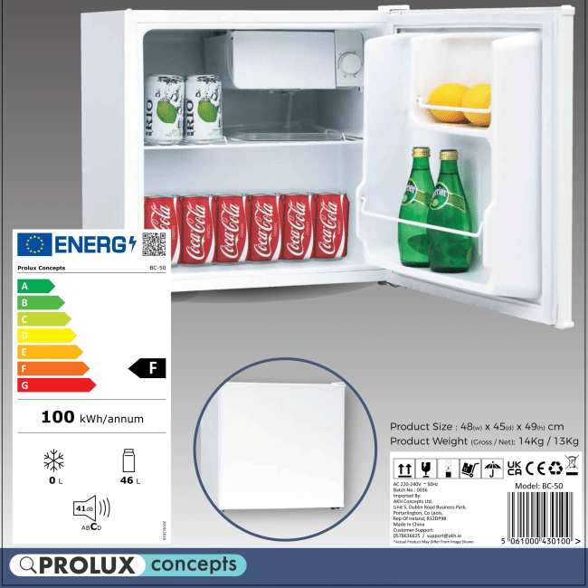 Prolux Tabletop Fridge with Freezer Box - Image 4