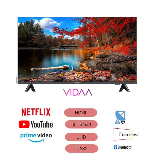 Akai 55 inch TV UHD VIDAA Smart - Image 3