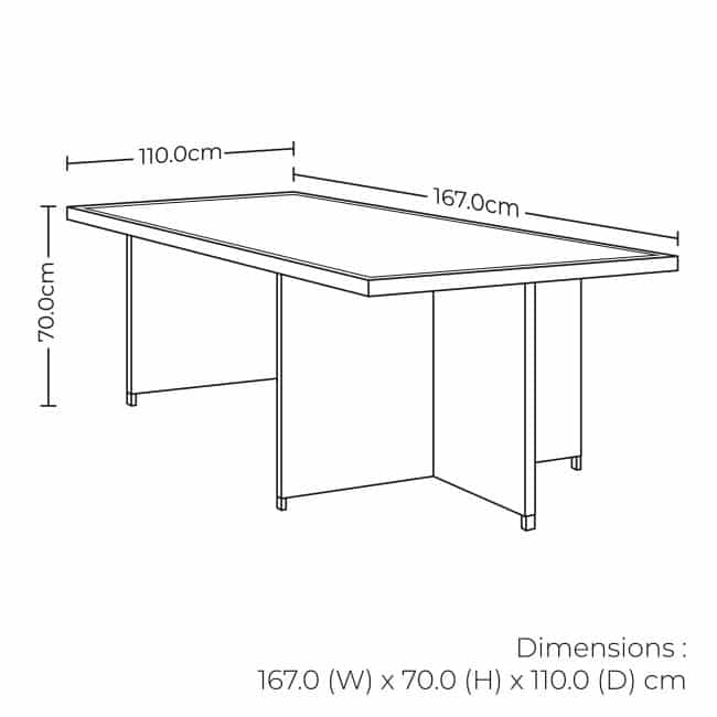 10 Seater Rattan Dining Cube Set with Rain Cover - Image 8