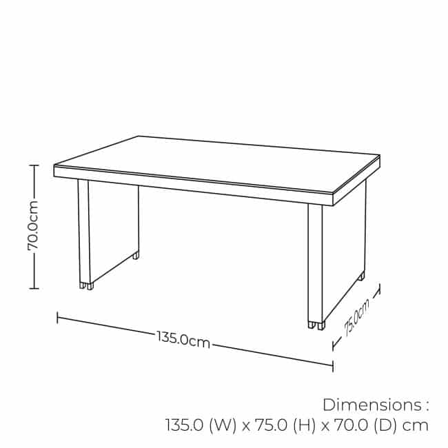 9 Seater Rattan Dining Corner Set with Rain Cover - Image 7